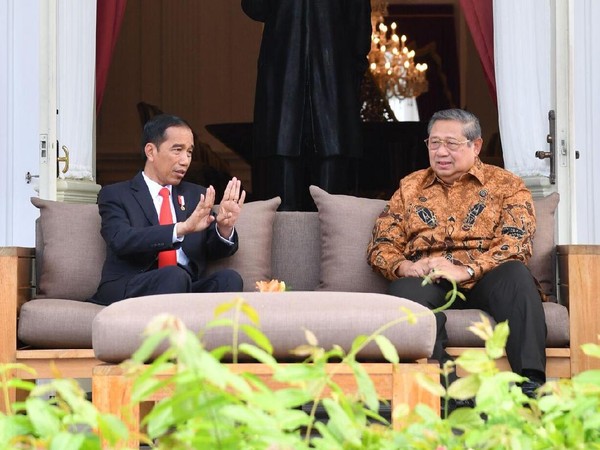 SBY Kunjungi Jokowi di Istana Jakarta