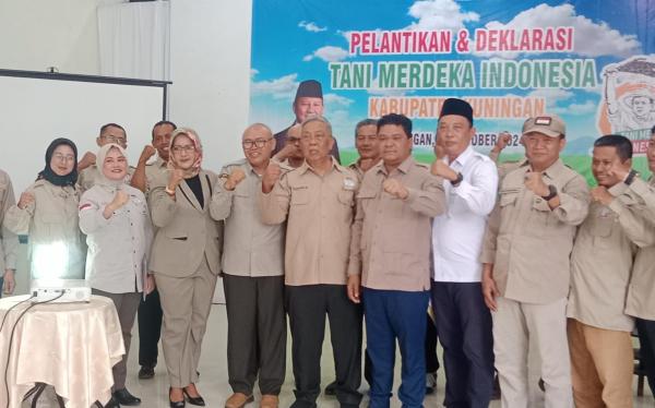 Pengurus Tani Merdeka Kuningan Resmi Dilantik: Prioritaskan Ketahanan Pangan dan Kesejahteraan Petani