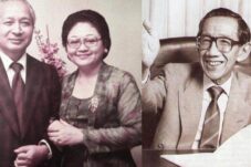 H.M Soeharto dan Prof. Dr. Soemitro Djojohadikoesoemo