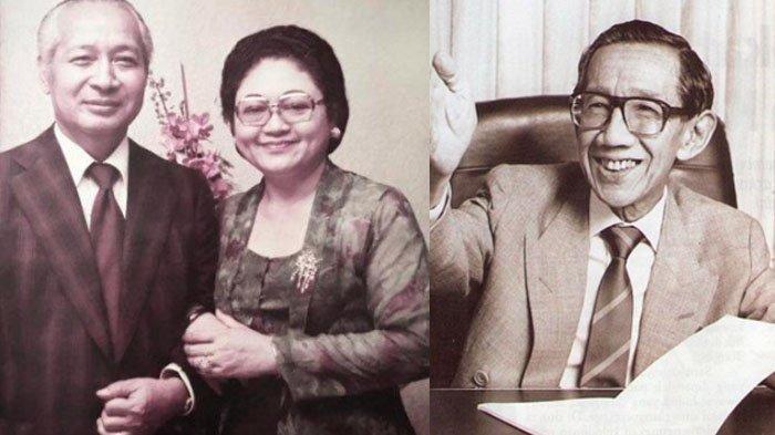 H.M Soeharto dan Prof. Dr. Soemitro Djojohadikoesoemo