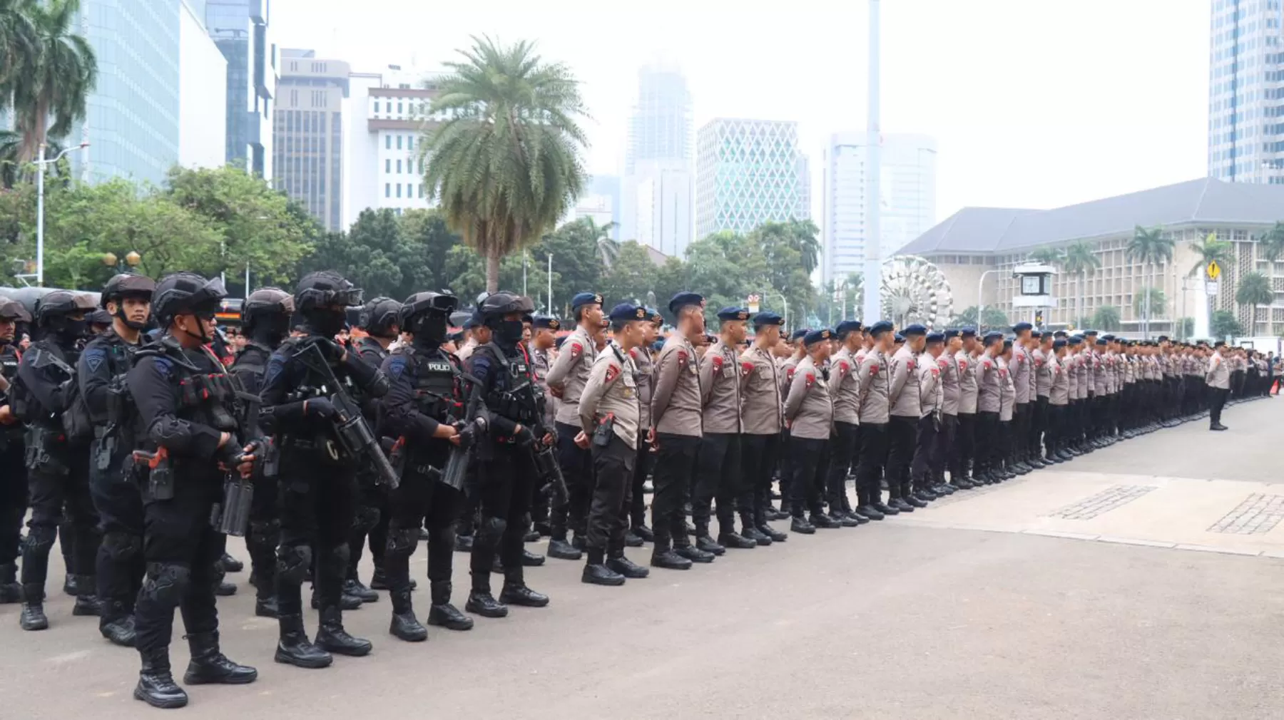 1.659 Personel Polisi Siaga Amankan Dua Demo Buruh, Foto:Google