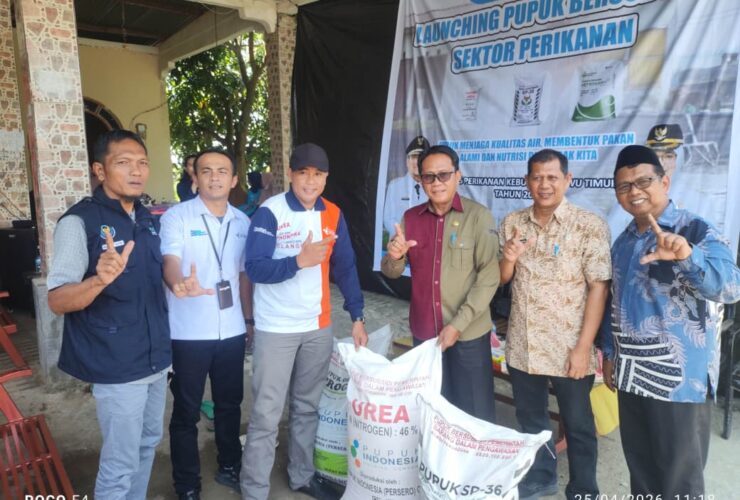 Pemkab Luwu Timur Salurkan Pupuk Bersubsidi untuk 1.163 Pembudidaya Ikan