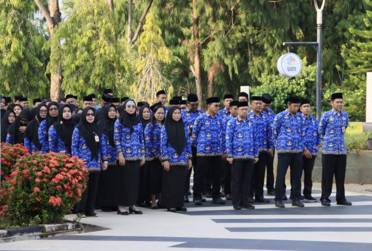 Sekda Lutim Pimpin Upacara Hari Otda ke-30