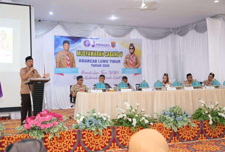 Bupati Luwu Timur Buka Muscab V Pramuka