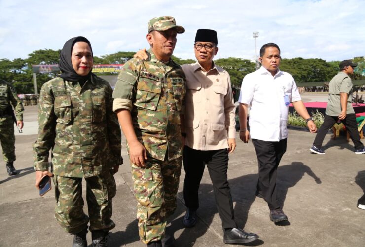 Bupati Irwan Hadiri Penetapan Pelatahian Komcad