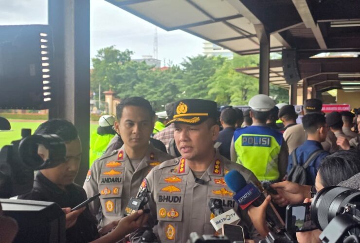 Polda Metro Jaya dan Kodam Jaya Kawal Aksi Hardiknas