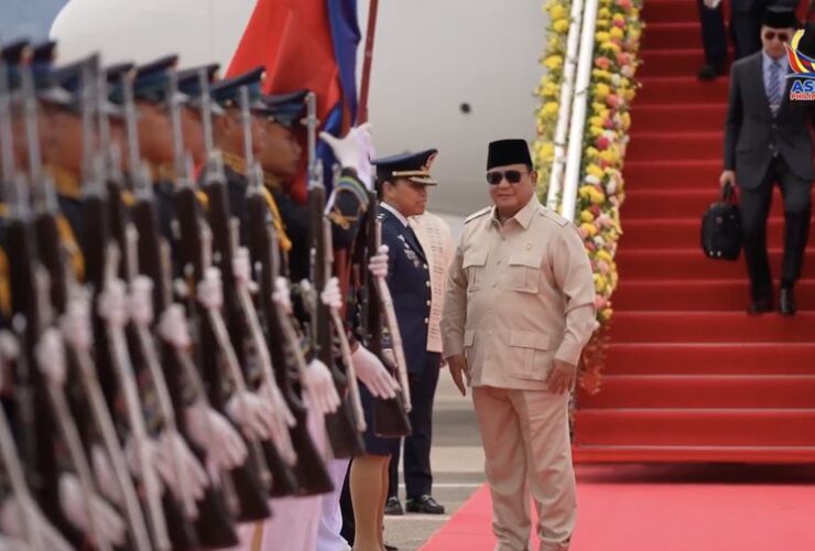 Presiden Prabowo Subianto Tiba di Filipina Hadiri KTT ASEAN ke-48