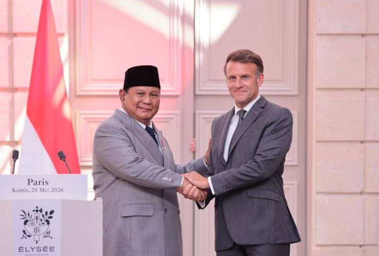 Prabowo dan Macron Perkuat Kemitraan Strategis